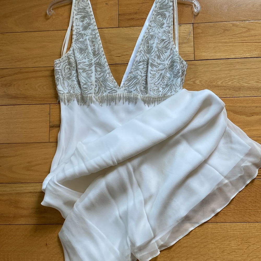 Laundry by Shelli Segal Vintage Beaded Cocktail Dress